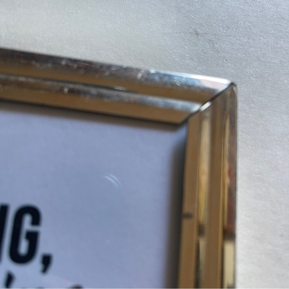 3.5 x 5 silver frame original art good morning sunshine bedroom art living room - Picture 5 of 8